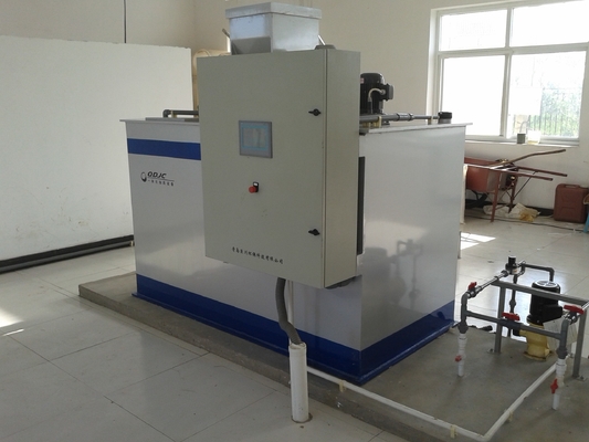 Sistema avançado de dosagem de polímero de pó químico líquido automático integrado de 300-1500 kg