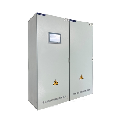 Painel de controle de planta de água de piso exterior de aço inoxidável com HMI fácil de PLC