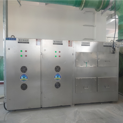 Equipamento de desodorização de iões de alta energia para o sistema de esgoto com biofiltro de componente central