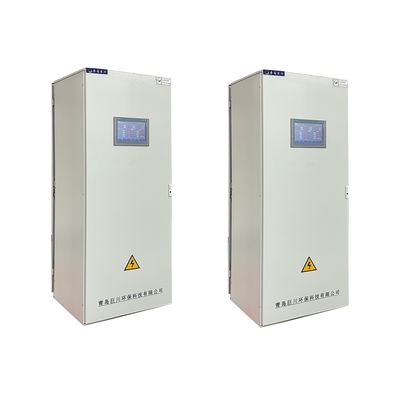 Painel de controlo PLC de programação de automação de instalações de água com acabamento revestido em pó RAL7035