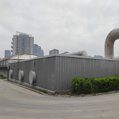 Equipamento de desodorização biológica de gases residuais por odor com aço inoxidável 304/316/FRP