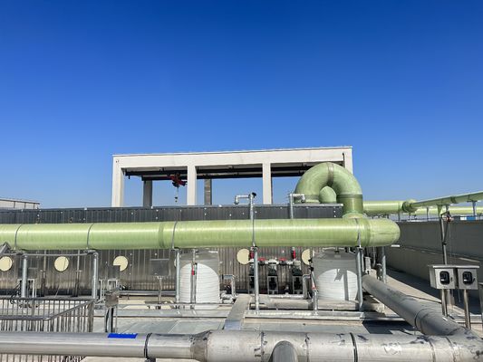 Máquinas de eliminação de gases de aço inoxidável 316 para instalações de esgoto ecológicas