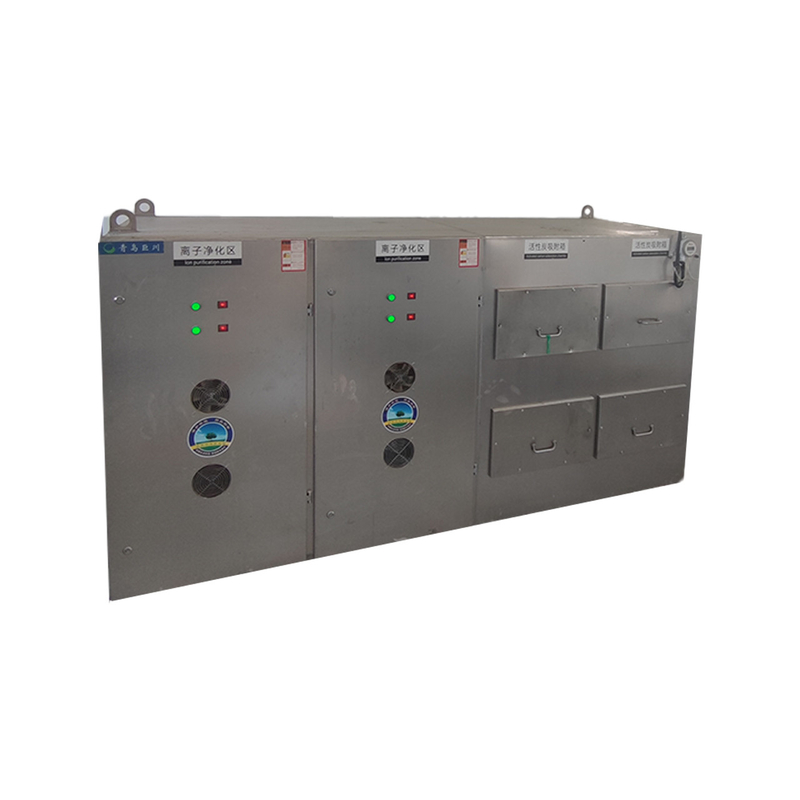 Equipamento de desodorização de iões de filtros e desodorizantes de resíduos de aço inoxidável