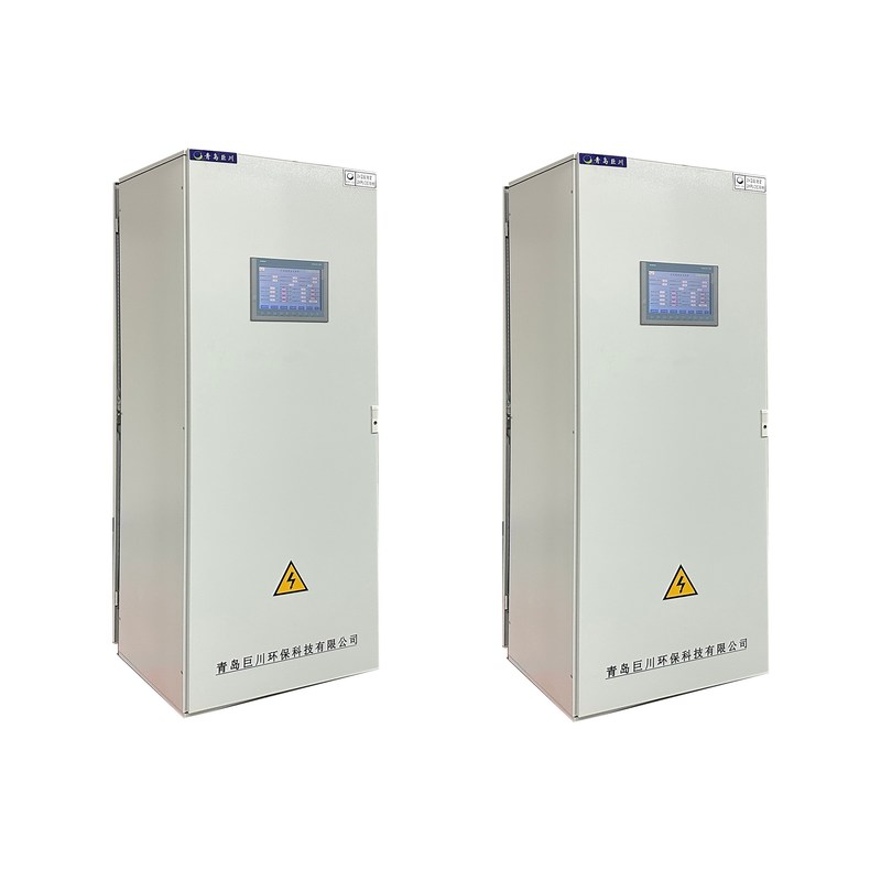 Painel de controlo PLC de programação de automação de instalações de água com acabamento revestido em pó RAL7035