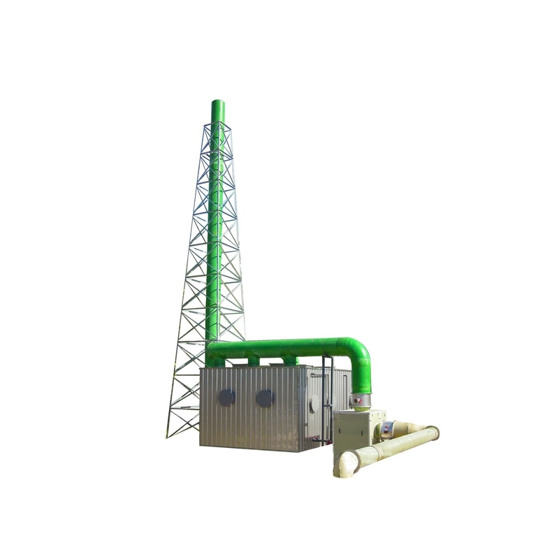 Equipamento de desodorização biológica de gases residuais por odor com aço inoxidável 304/316/FRP