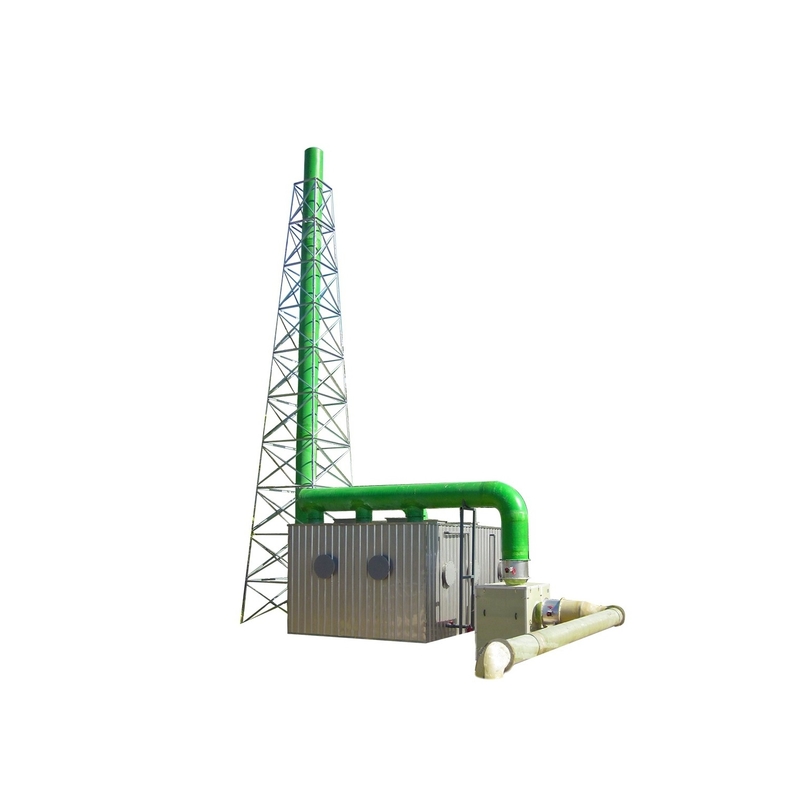 Mineração de energia Controle totalmente automático Filtro biológico Equipamento de desodorization de água para estação de esgoto